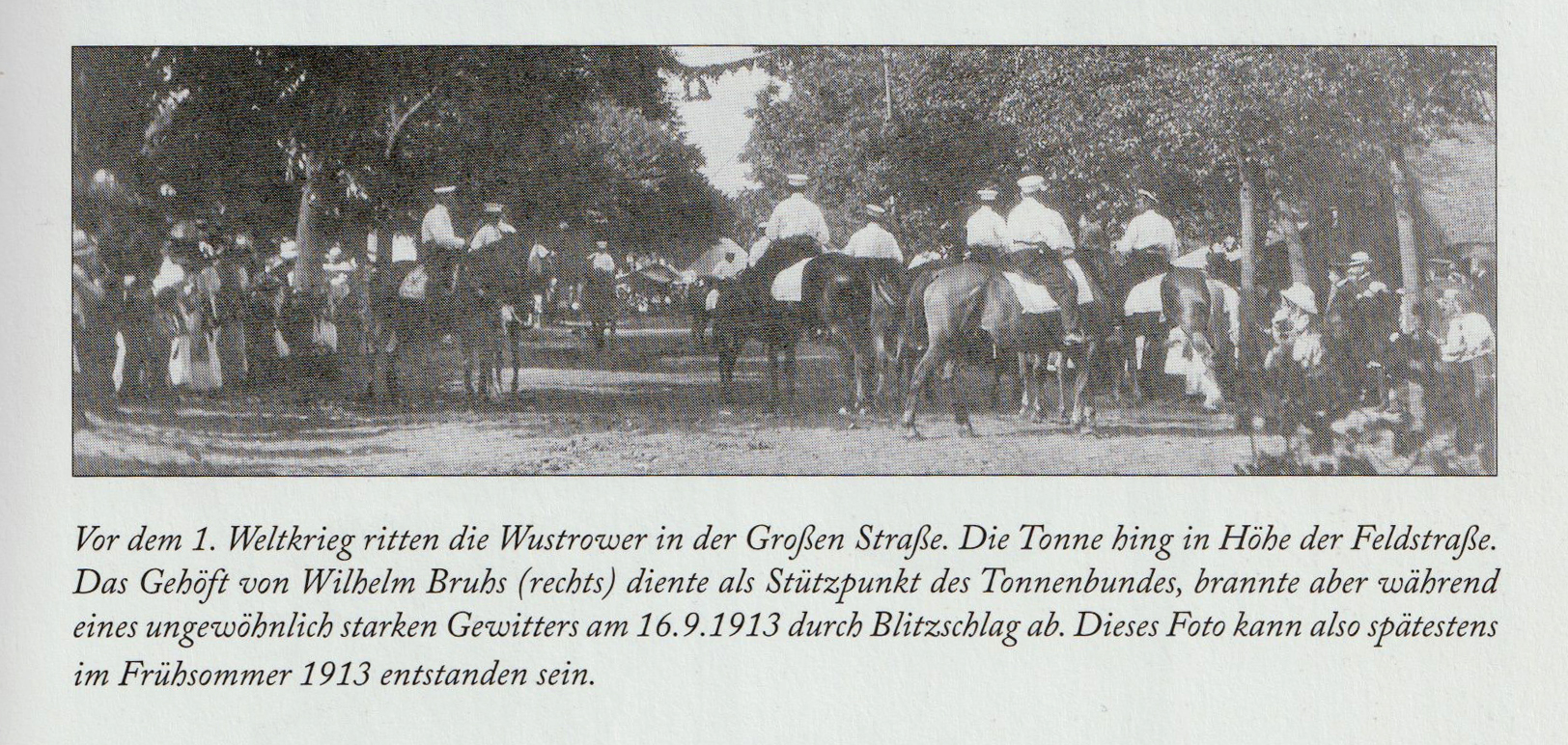 Tonnenabschlagen 1913 · Große Straße